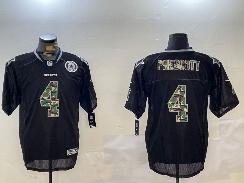 Men Dallas Cowboys #4 Prescott Black Come 2024 Nike Limited NFL Jersey style 2->dallas cowboys->NFL Jersey